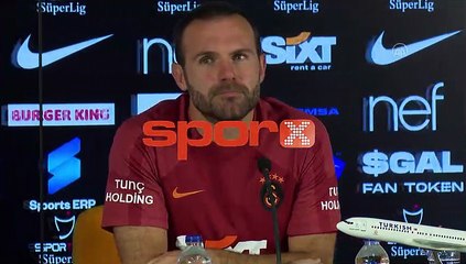 Juan Mata: "Galatasaray, Türkiye'nin en büyük takımı"