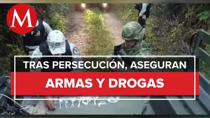 Guardia Nacional asegura cartuchos calibre 223 y bolsas de marihuana en Chetumal