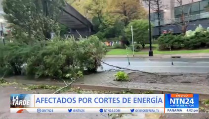 Huracán Fiona llegó con fuerza a Canadá e impactó a varias provincias