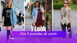 1 look con 5 prendas... ¿Estás lista para verlo?