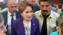 Meral Akşener'in korumaları dert yanan vatandaşı tartakladı