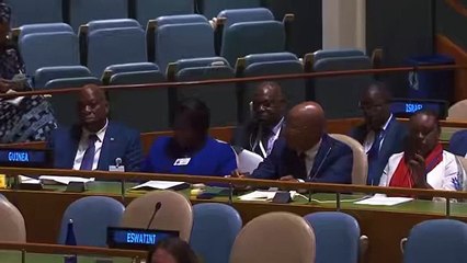 77è Assemblée générale de l'ONU : discours du Premier ministre Dr Bernard Goumou...