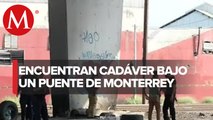 Hallan otro cuerpo debajo de puente en Monterrey; suman 5 en menos de 24 horas