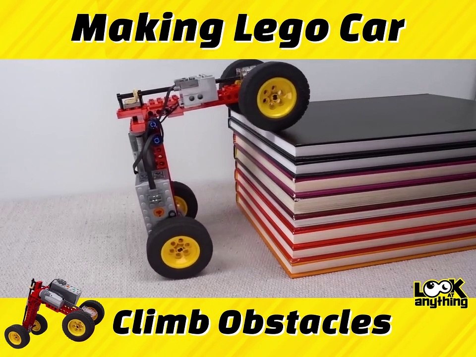 Making Lego Car Climb Obstacles