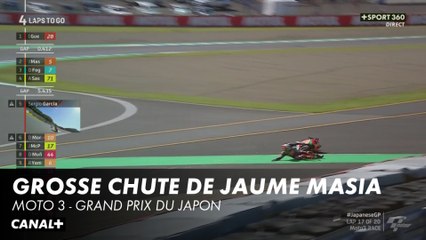 Grosse chute de Masia - Grand Prix du Japon - Moto 3