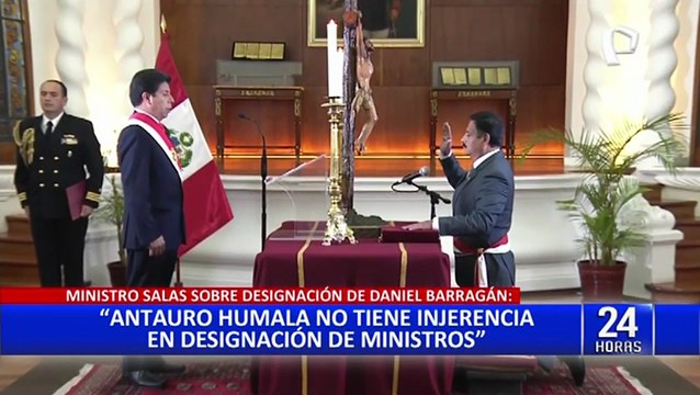 Alejandro Salas defiende designación de Daniel Barragan como ministro de Defensa