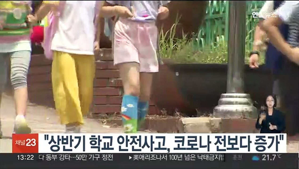 "상반기 학교 안전사고, 코로나 전보다 증가"