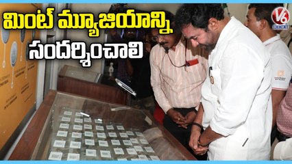 Union Minister Kishan Reddy Visits Mint Museum _ Hyderabad _ V6 News