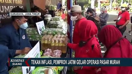 Descargar video: Gubernur Jatim Gelar Operasi Pasar Murah di 25 Pasar se-Jawa Timur Demi Tekan Inflasi