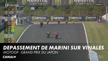 Dépassement de Marini sur Vinales - Grand Prix du Japon - MotoGP