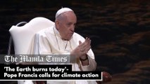 'The Earth burns today'- Pope Francis calls for climate action