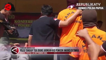3 Anggota Teroris KKB Pemasok Senjata di Timika Ditangkap