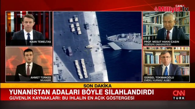 Yunanistan, Adalara ABD silahı sevk etti