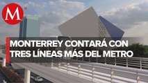Así lucirán las nuevas líneas 4, 5 y 6 del Metro de Monterrey