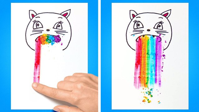 DESSINS FACILES QUE TOUT LE MONDE PEUT RÉPÉTER __ IDÉES D'ART AMUSANTES QUE TU DEVRAIS ESSAYER