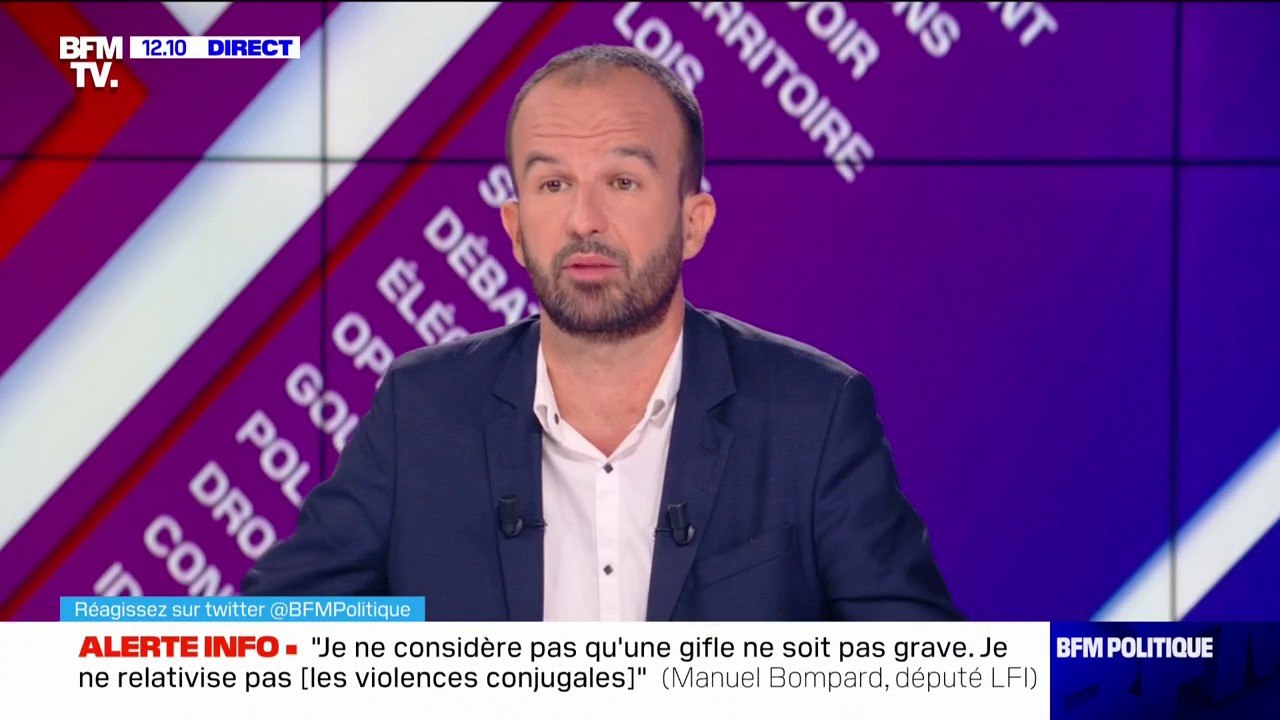 Manuel Bompard sur l'affaire Quatennens: "Je ne minimise pas, une gifle est une violence inacceptable"