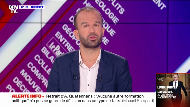 Manuel Bompard sur l'Iran: Je veux dire mon admiration sur le mouvement initié dans le pays, il faut les aider