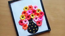 Amazing paper flower wall hanging decoration ideas/diy wall hanging/papercrafts/wall mate/home decor