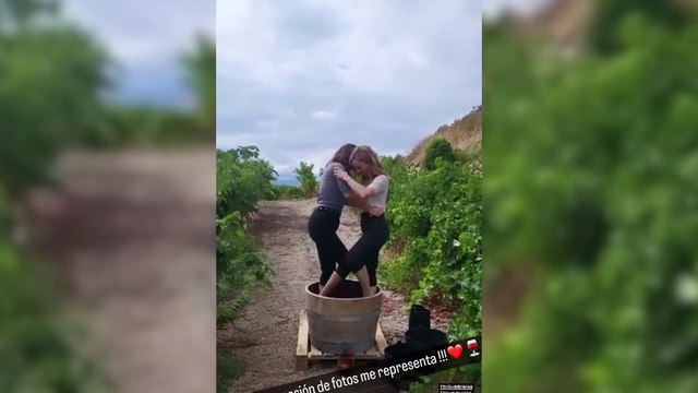 Paula Echevarría y Marta Hazas disfrutan de la fiesta de la vendimia