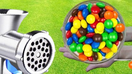 EXPERIMENT COLORFUL CANDY VS MEANT GRINDER