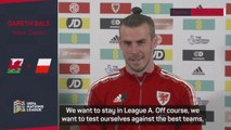 Bale downplays importance of UEFA Nations League match decider