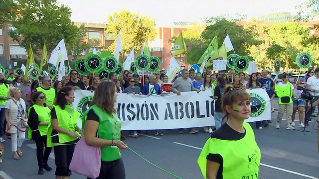 Espanhóis manifestam-se em Madrid contra as touradas