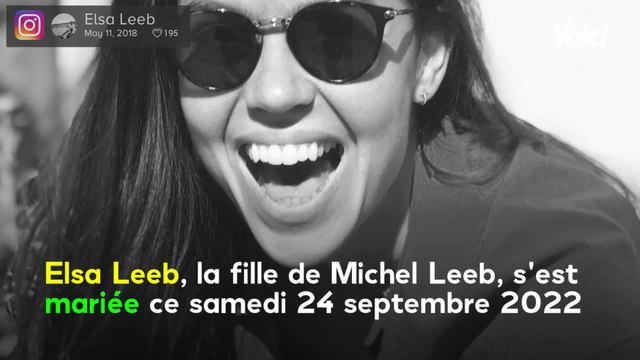 VOICI - Elsa Leeb mariée : la fille de Michel Leeb a épousé son compagnon, Allan Asle