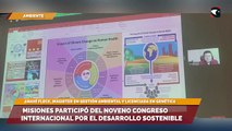 Misiones participó del noveno congreso internacional por el desarrollo sostenible y el medio ambiente