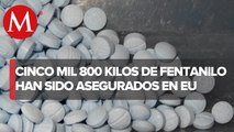 Aumenta aseguramiento de fentanilo en frontera con Estados Unidos