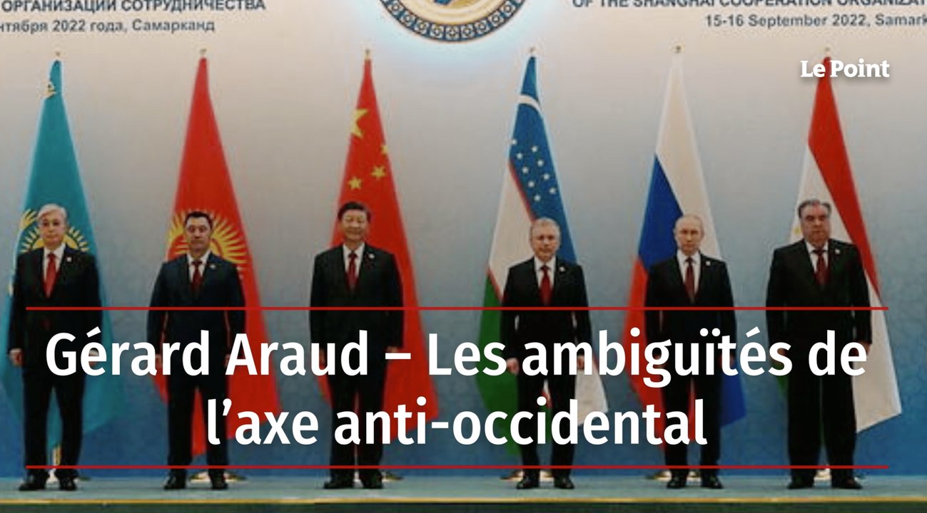 Gérard Araud – Les ambiguïtés de l’axe anti-occidental
