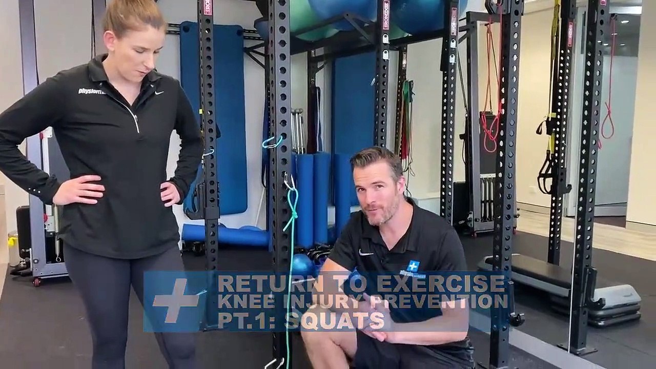 Knee pain and injury prevention when returning to exercise video