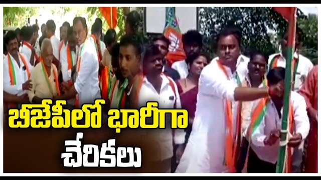 Komatireddy Rajgopal Reddy Inspects In Choutuppal , Leaders Join In BJP _ V6 News