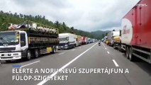 Már a Fülöp-szigeteken a Noru nevű szupertájfun