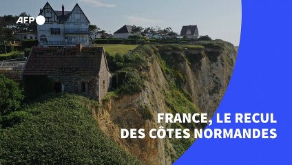 FRANCE : LE RECUL DES CÔTES NORMANDES