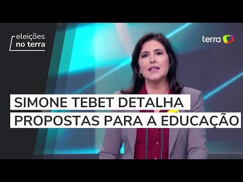 Simone Tebet (MDB) explica propostas para a educação; Bolsonaro (PL) comenta