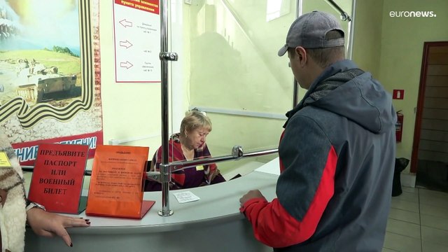 Россия: протесты против мобилизации