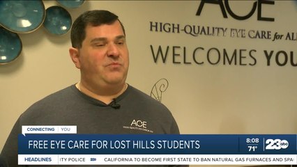 Organizations provide free eye care for Lost Hills students