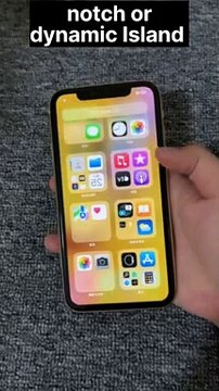 iPhone notch vs iPhone dynamic Island #notch #dynamicisland #iphone #tech #technology #towardsg