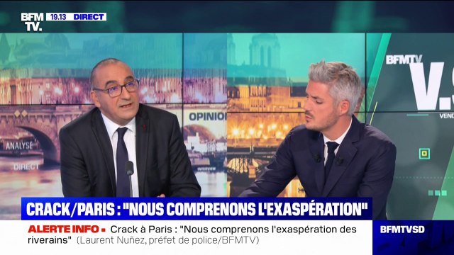 Crack à Paris: Nous sommes présents de jour comme de nuit sur ce secteur, affirme Laurent Nuñez, préfet de police de Paris