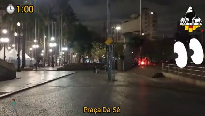 Download Video: Madrugada São Paulo-Praça da Sé / Dawn São Paulo/ Brazil