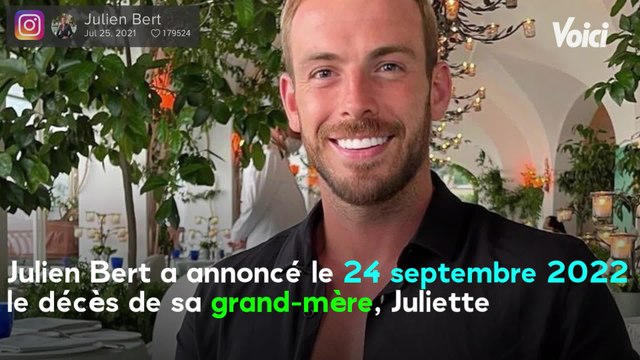 VOICI - Je t'aimerai toute ma vie : Julien Bert (Les Cinquante) en deuil, il adresse un dernier message déchirant à un être cher