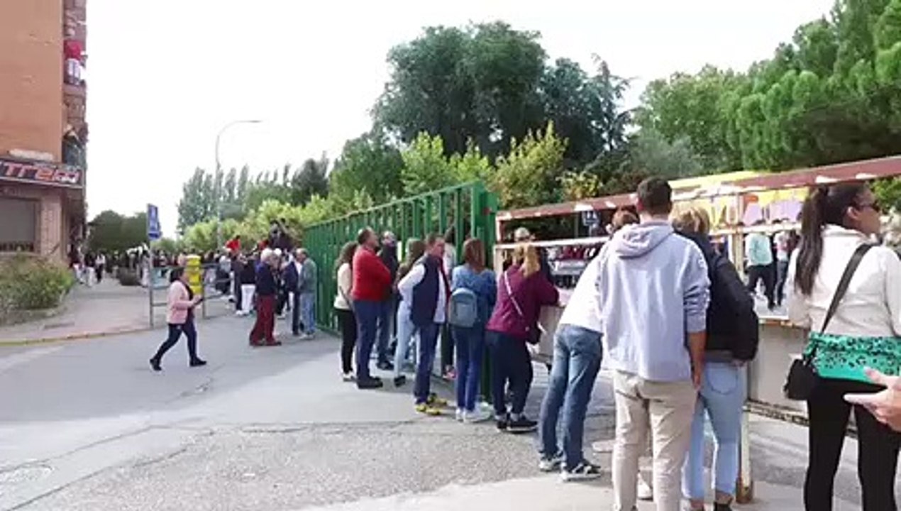 Último encierro urbano de las Fiestas de Nava de la Asunción