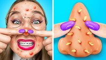 FROM NERD TO POPULAR __ Extreme Makeover with Gadgets from TikTok! Popular Hacks by 123 GO!