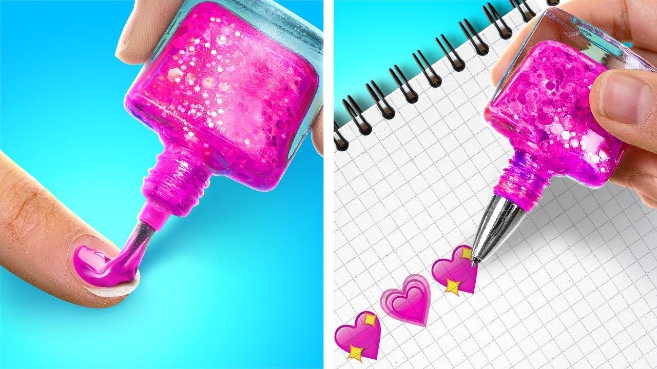 SMART SCHOOL HACKS __ Back to School! Cool Craf...
