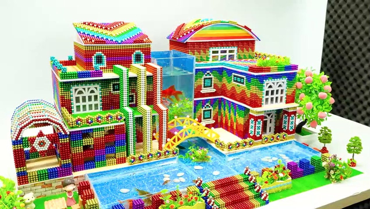 #Build FUN Summer House With Amazing Infinity Pool To Swimming Pool For Pet from Magnetic