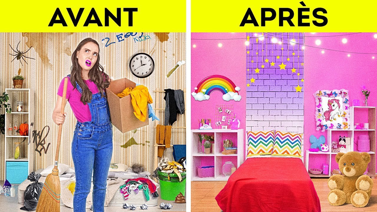 RÉNOVATION DE CHAMBRE __ Nous Avons Fait l’Appart de Nos Rêves avec 123 GO!