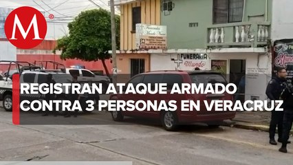 Atacan a 3 personas en funeraria en Veracruz
