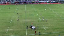 TOP 14 - Essai de Gabriel NGANDEBE 2 (MHR) - Montpellier Hérault Rugby - Section Paloise - Saison 2022:2023
