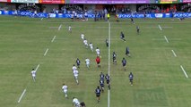 TOP 14 - Essai de Louis FOURSANS (MHR) - Montpellier Hérault Rugby - Section Paloise - Saison 2022:2023