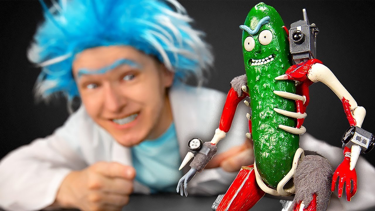 How To Turn Doll Into Pickle Rick